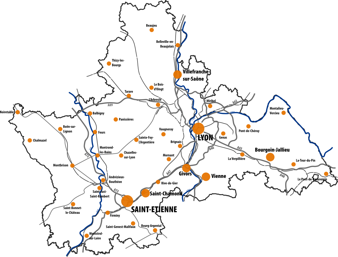 Carte du territoire e-mob